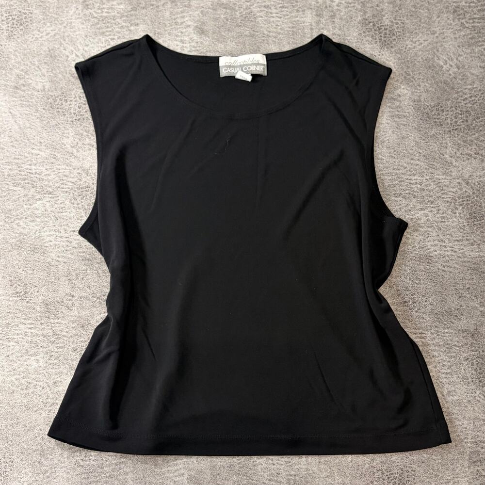 Vintage Black Minimalist Tank Top